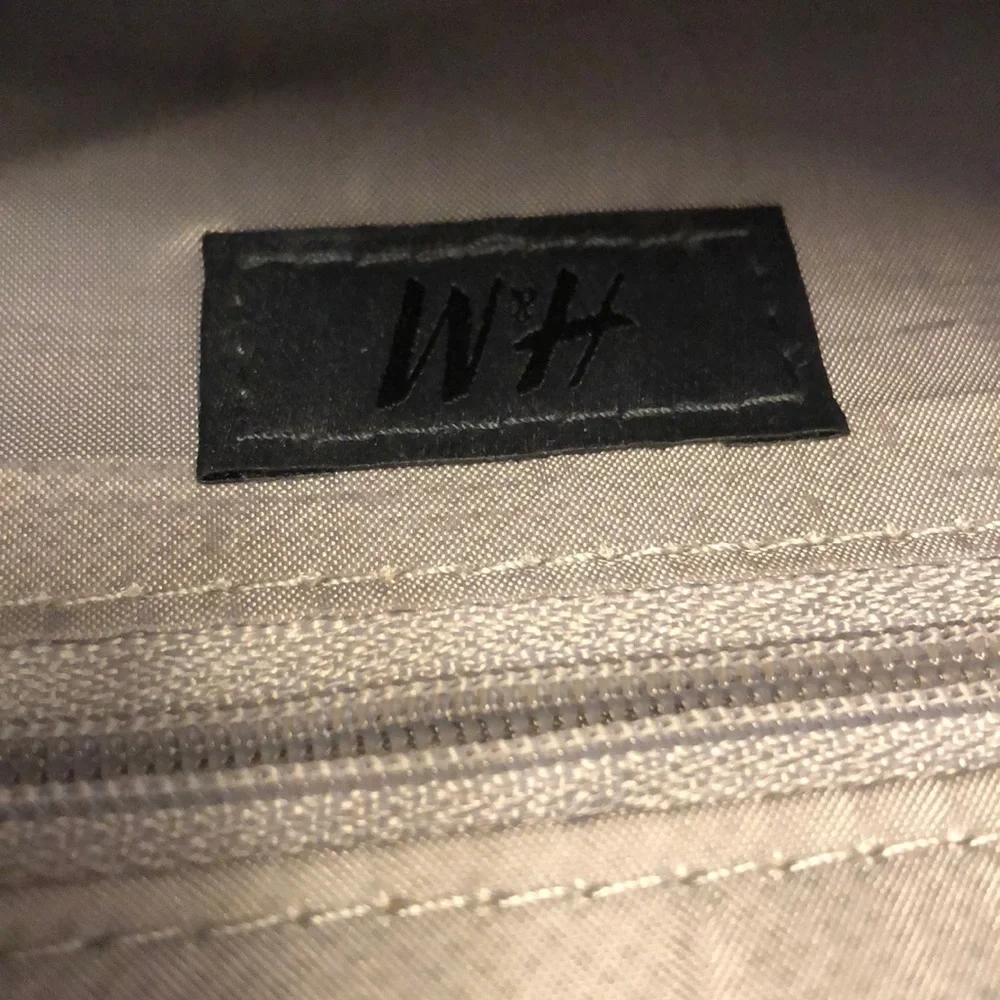 H&M Silver Snakeskin Clutch